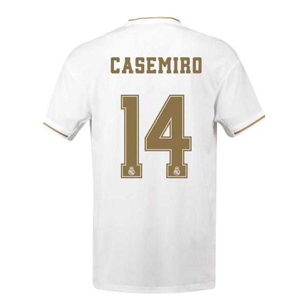 Camiseta Real Madrid NO.14 Casemiro 1ª 2019/20 Blanco